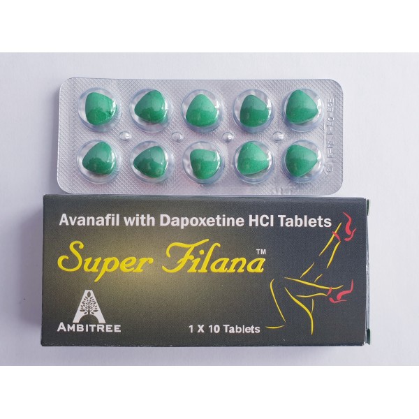Super Filana (1 таб, аванафил 100мг + дапоксетин 60мг)