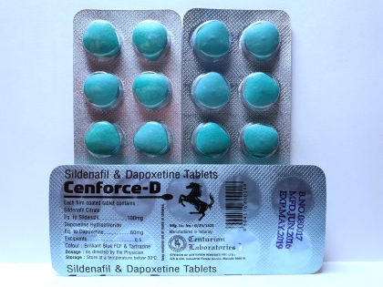 Cenforce D (1 таб, Супер Виагра, sild 100/dap 60 mg)