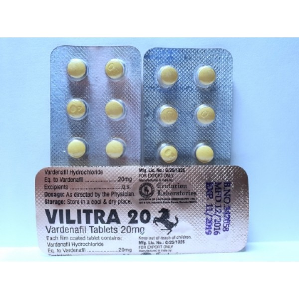 Vilitra 20 мг (1 таб, Левитра 20мг)