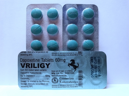 Vriligy 60 мг (1 таб, Дапоксетин 60мг)