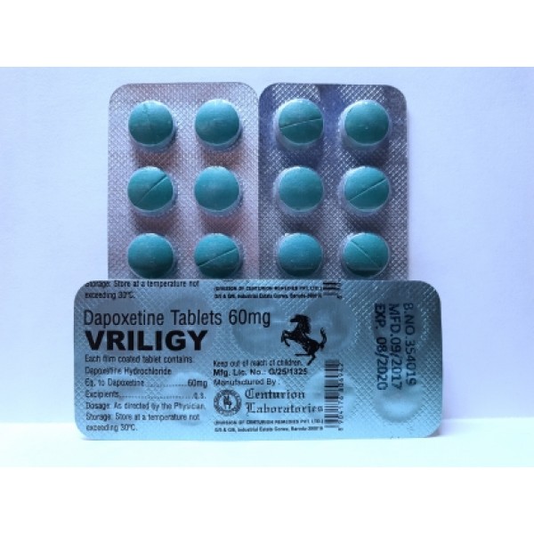 Vriligy 60 мг (1 таб, Дапоксетин 60мг)
